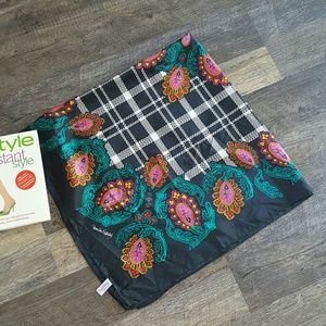 Diane Von Furstenberg silk floral square women scarf